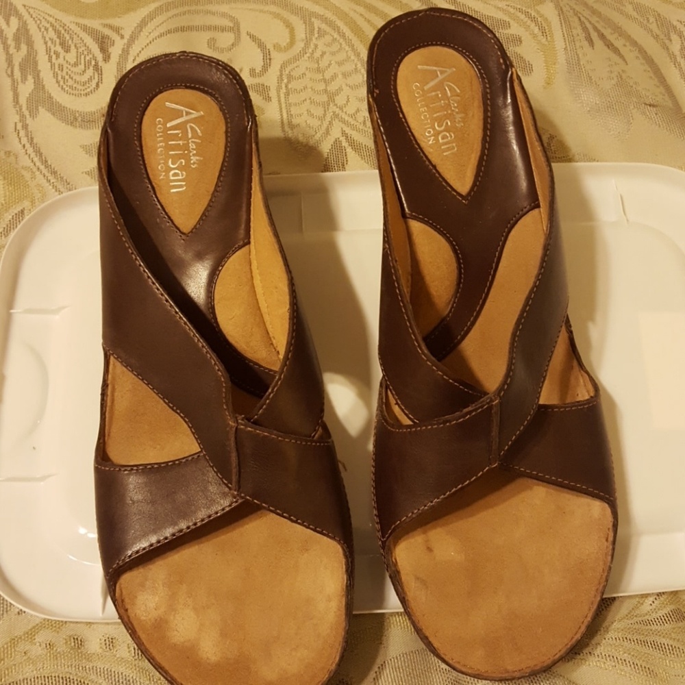 Sandals well loved not worn much.